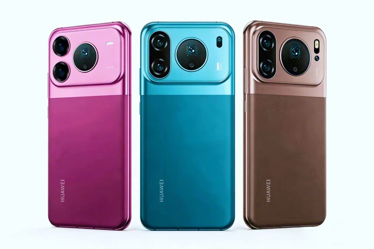 华为pura90系列预热曝光图九大机身颜色可选，三角形风向标再进化，感觉怎么样 