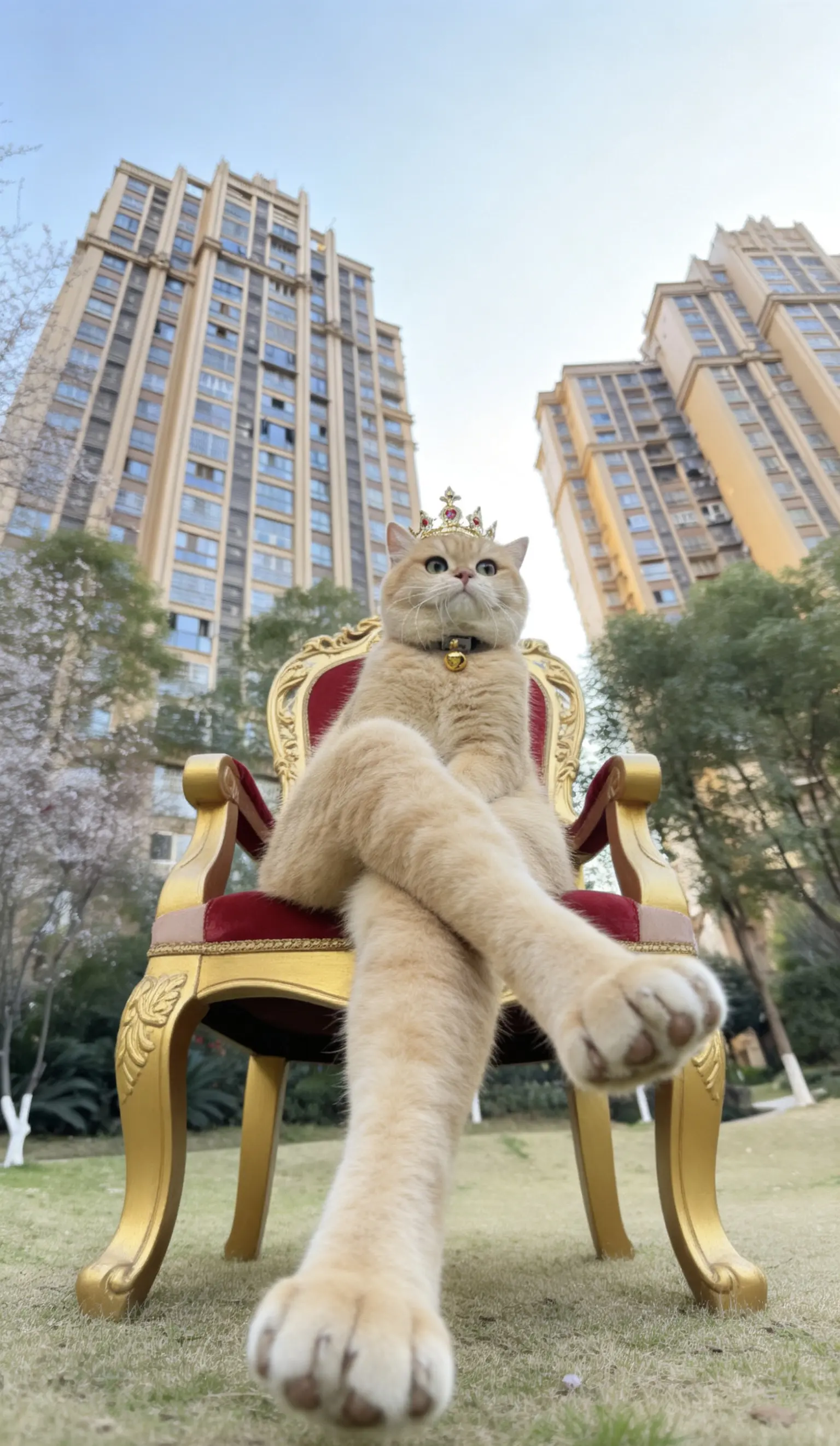 皇咪驾到 霸气猫咪 网红猫 我是你的铲屎官 金渐层