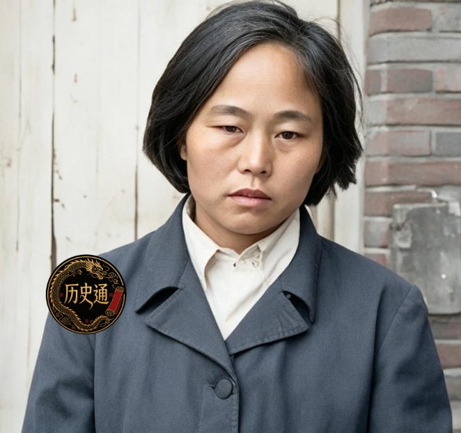 这个野心大如天的女人穿着蓝灰外套，短发抿在耳后，眉眼间透着一股庄稼人的执拗。没人