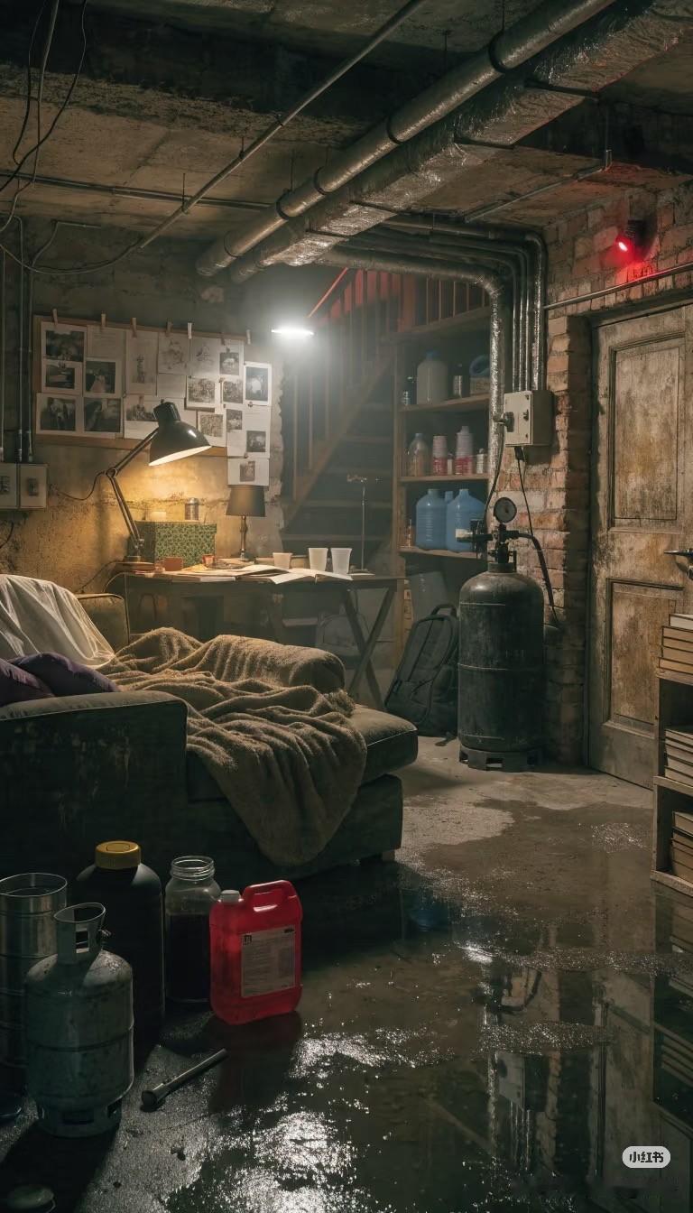 龙卷风来临，找个安全地儿躲起来太重要了。要是在家，独栋房屋的地下室是首选。像美国