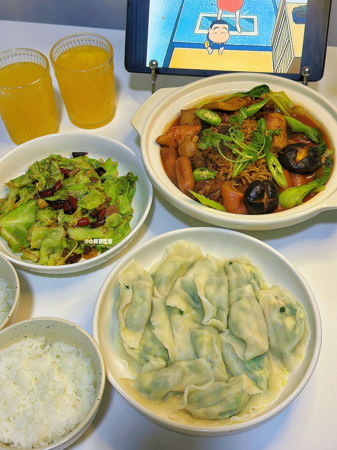 二人食晚餐✨冬至吃饺子喽！🥟🥢