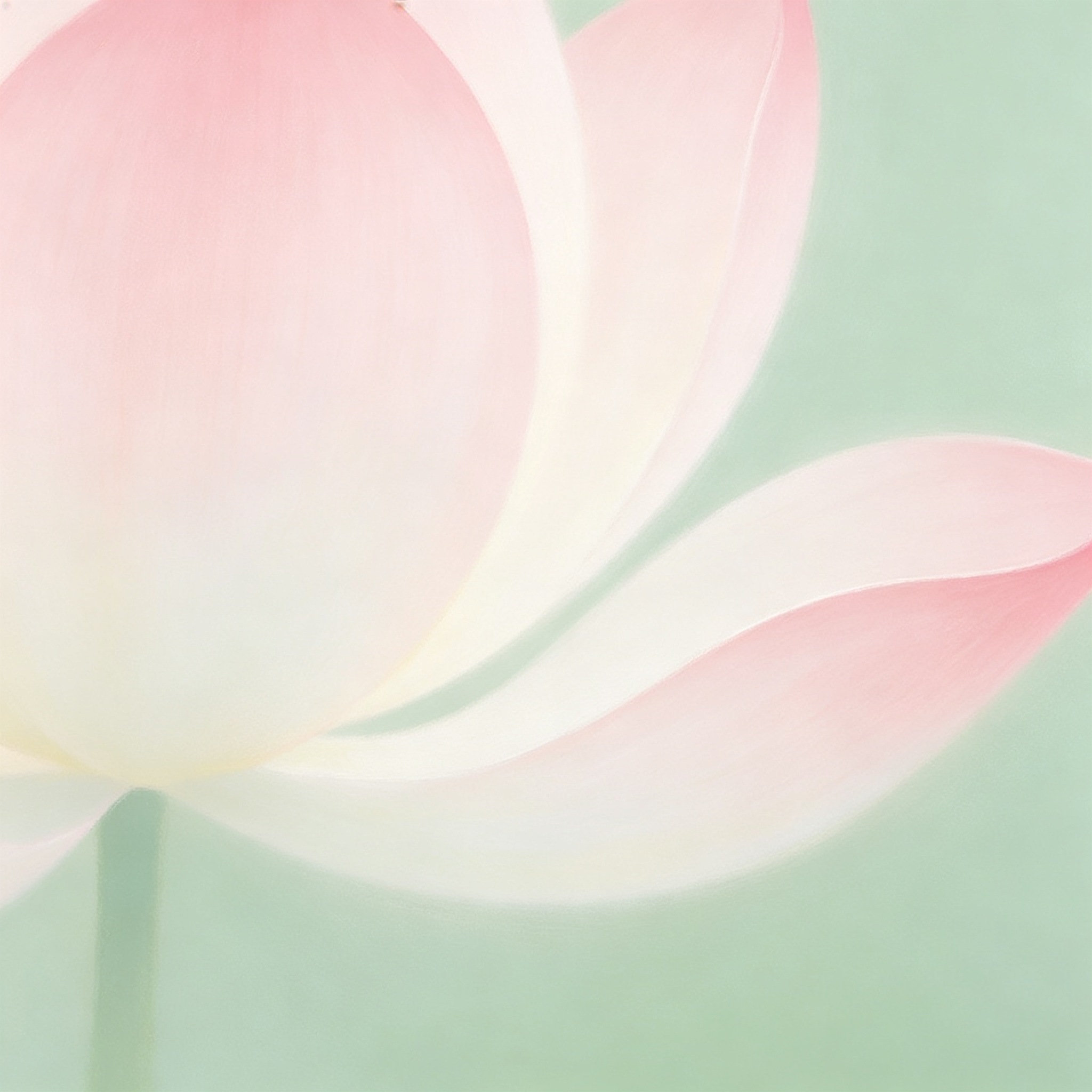 这幅画是借鉴了乔治娅・欧姬芙标志性的花卉特写手法：大幅放大的花瓣占据画面主体，粉