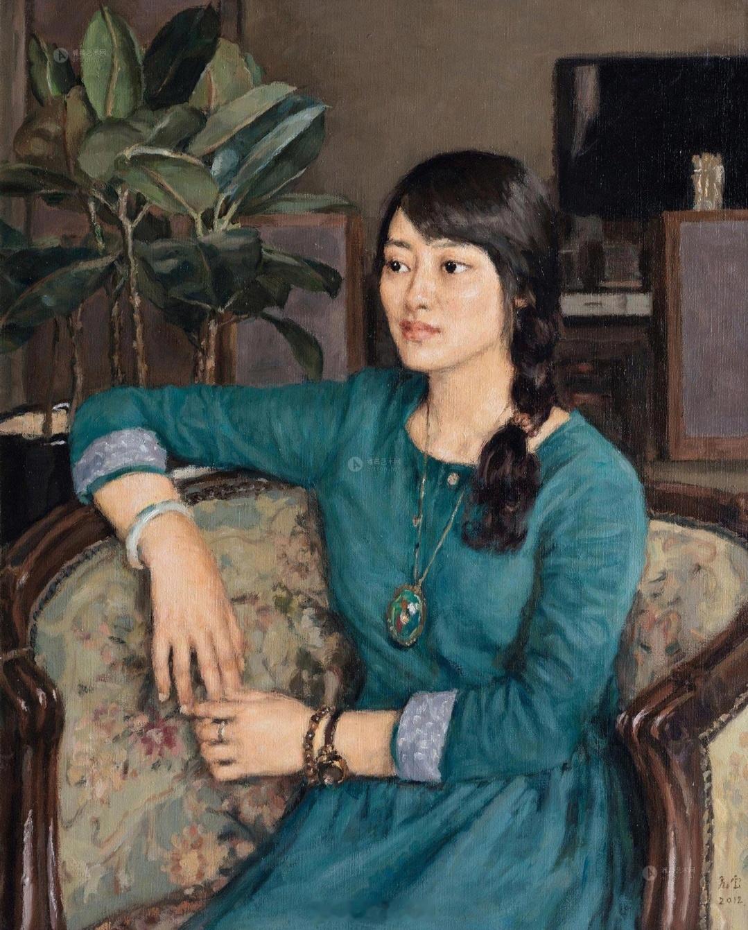 网读收藏｜杨飞云 2012年作 静女其姝杨飞云的绘画以其纯净的古典主义美质而享誉