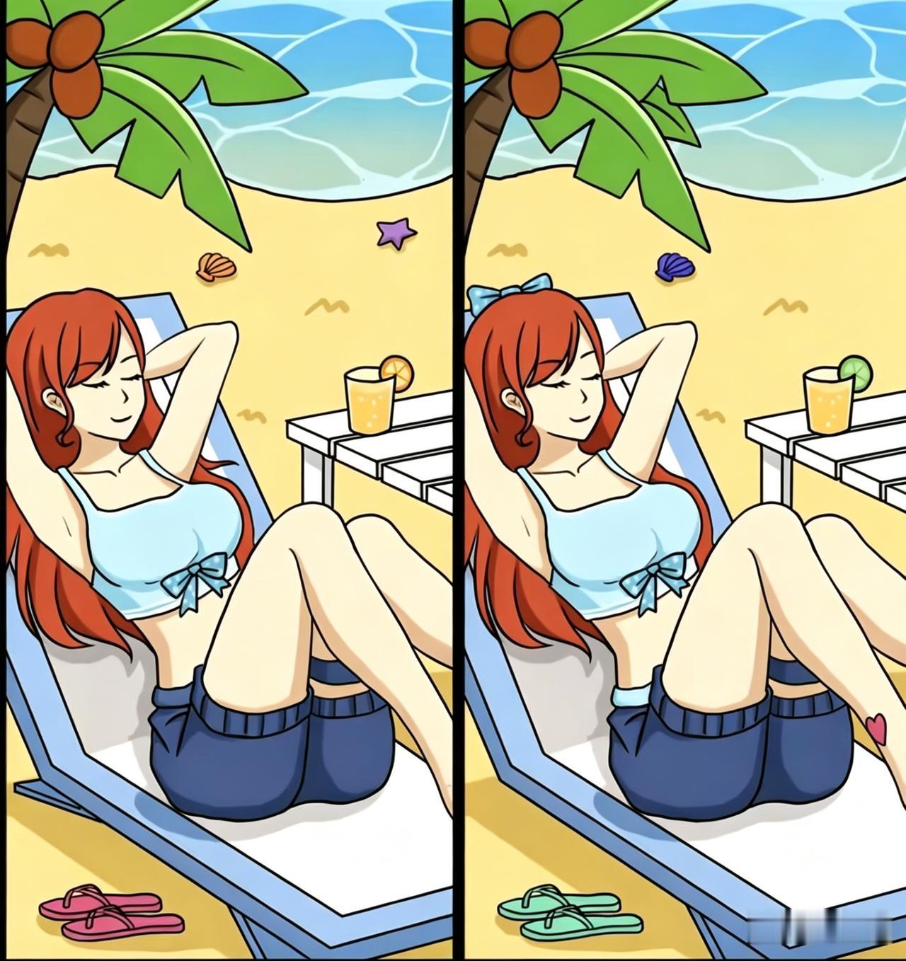 夏日的海滩
美女、夏日、沙滩、躺椅，在这漫不经心的午后，以最佳状态享受自在松弛、