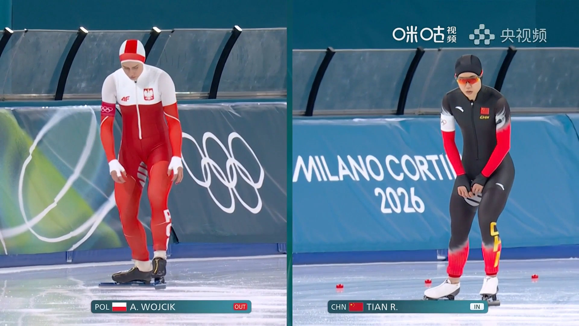 #田芮宁滑出38秒15#米兰冬奥会速度滑冰女子500米，🇨🇳田芮宁出战，成绩