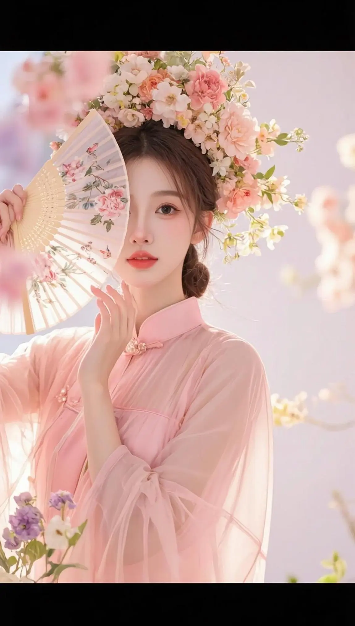 花漾古风写真 AI创作  全新AI写真想跪下来求自己别玩写真了