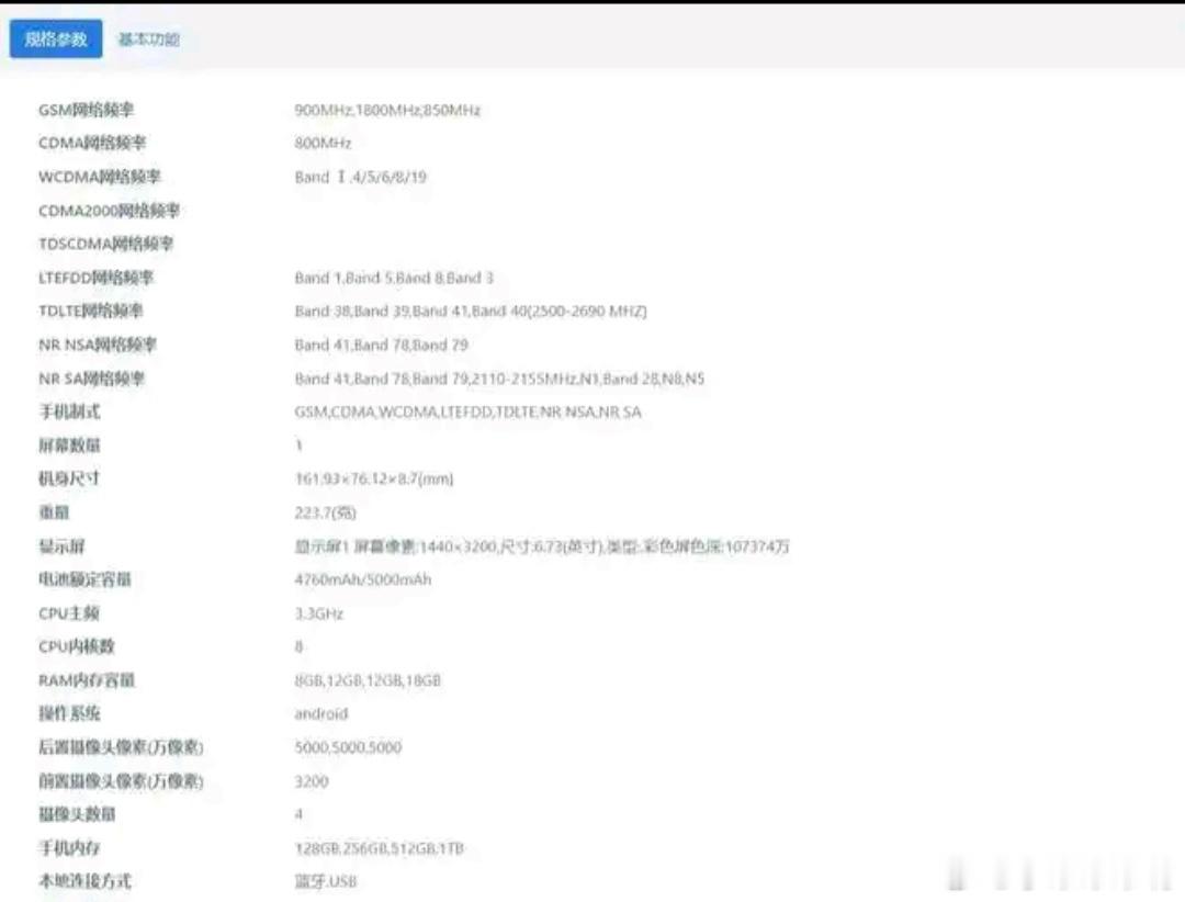 小米手机重新入网了，型号为23116PN5BC是小米14系列的机型，看这样子小米