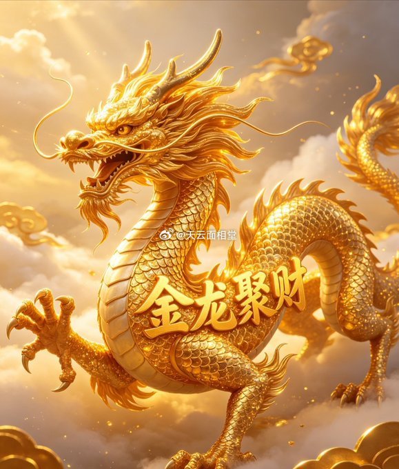 金龙献瑞福满堂，福寿康宁送吉祥 