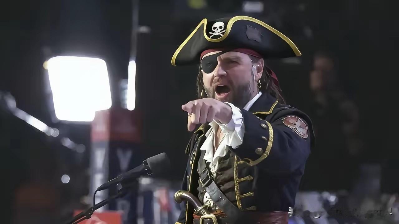 加勒比海盗声嘶力竭地放声大呼：格陵兰岛的冰盖挡不住咱铁钩杰克。黑胡子的船从不挑肥