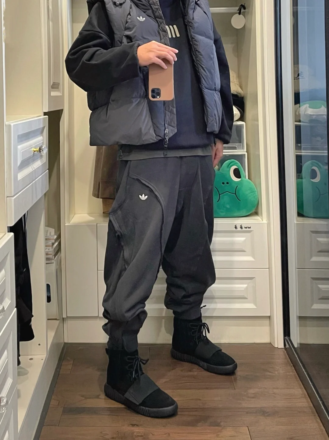 马甲叠穿｜黑武士穿搭