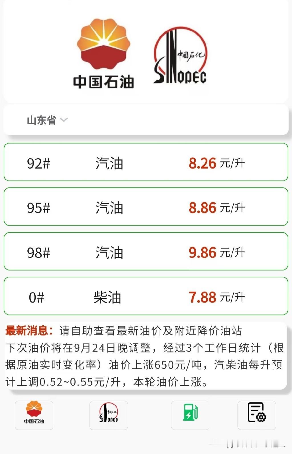 油价又涨！就山东独一份6块多？真实原因终于懂了
 
最近油价上调之后，全国大部分