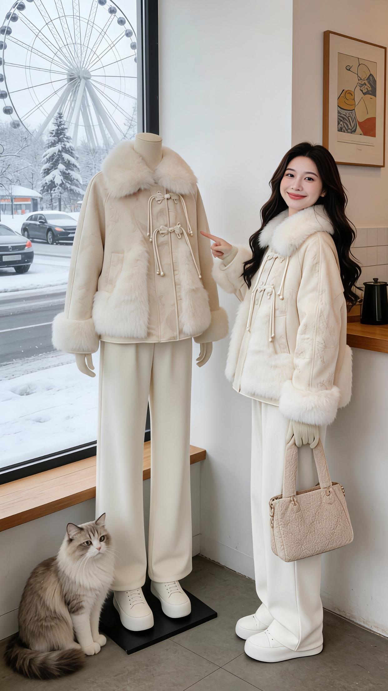 气质女神穿搭  女神范气质女神 新中式穿搭  名媛气质