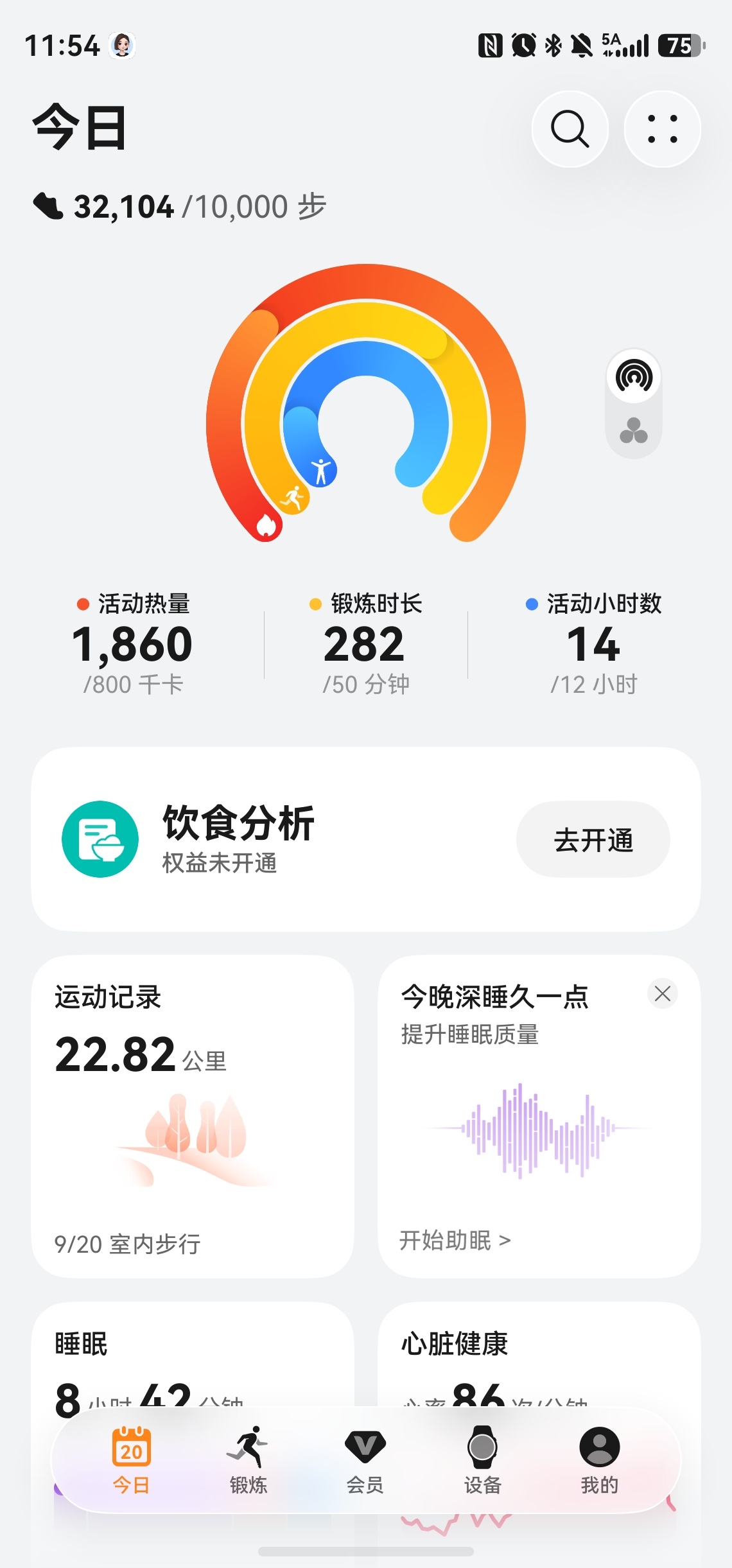 又是自律的一周，晚安，兄弟们 ​​​