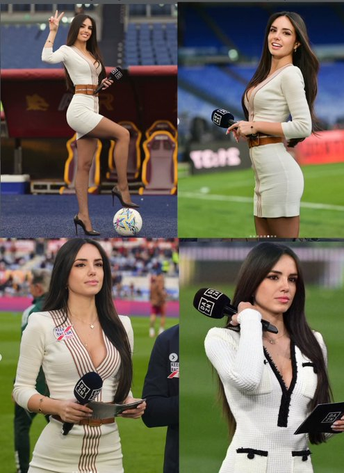 朱西·梅洛尼 (Giusy Meloni)，意大利 DAZN 记者。 