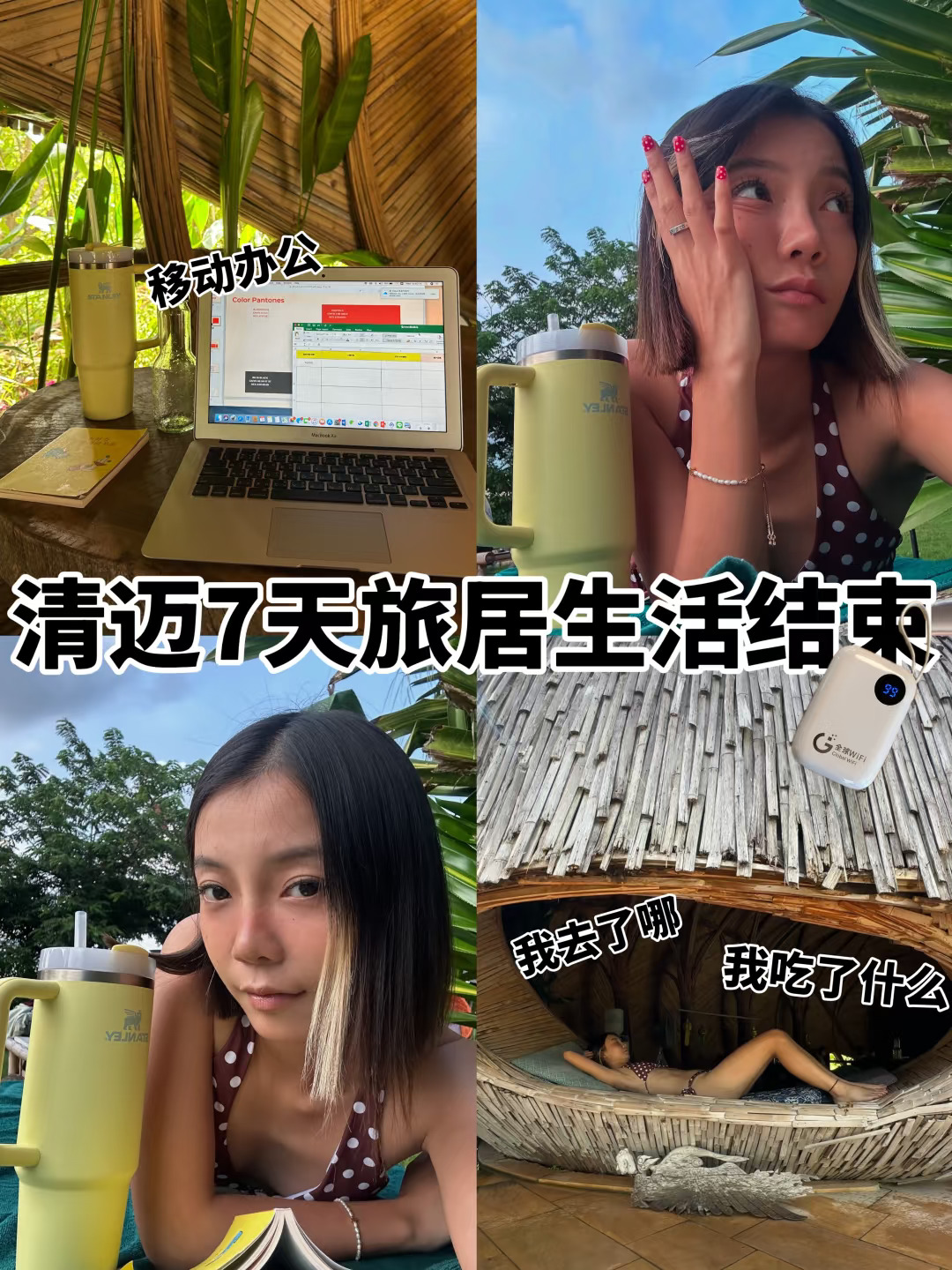 清迈旅居结束｜边吃边玩边工作❤️随身Wi-Fi