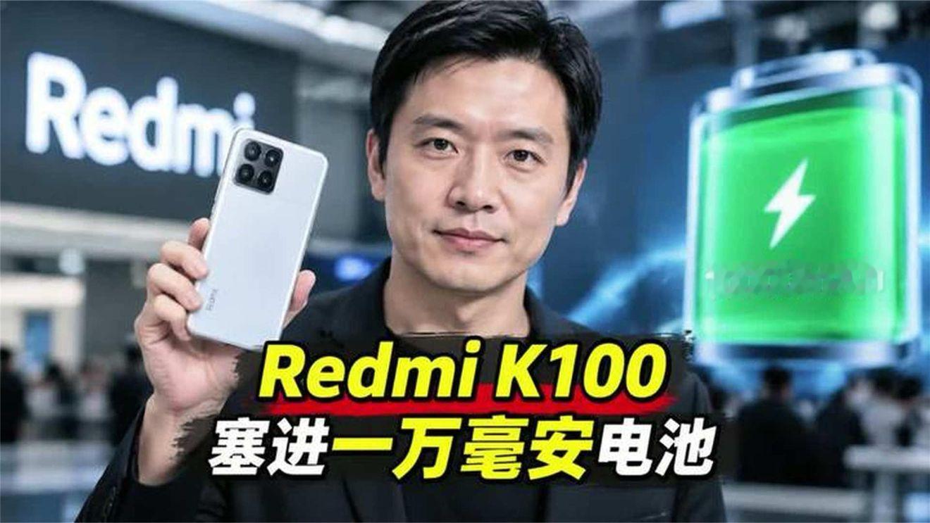 Redmi K100塞进一万毫安电池，月底这波冲谁来的？