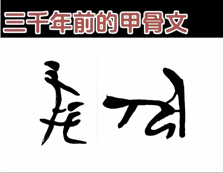 无意中看到这两个甲骨文字，猜测了半天也没有猜出是啥字。
头条高手多，有知道这是两