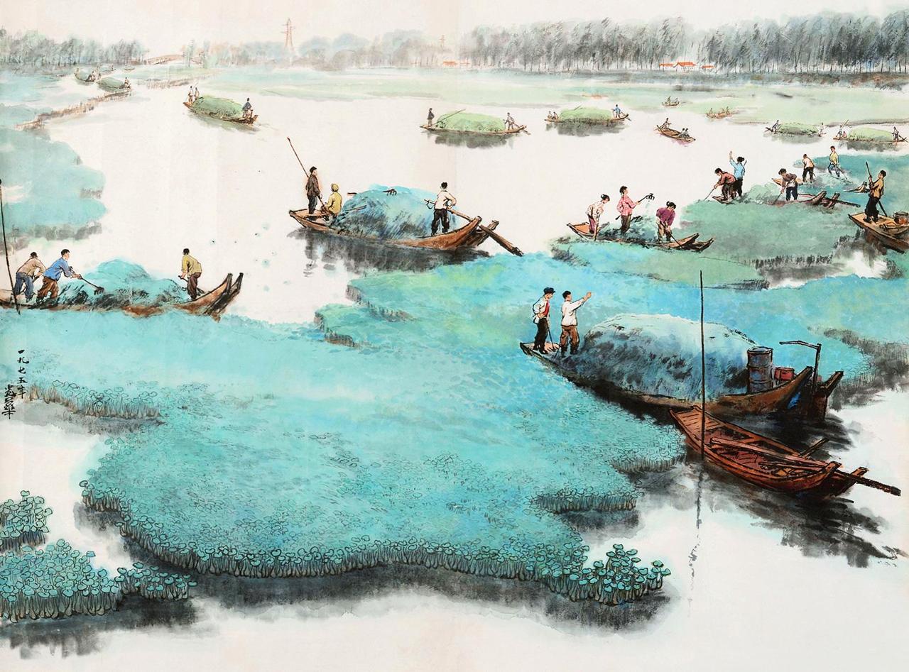 消失的江南水上农活，你知道这是干什么吗？

大家小品《收水货》 吴光华 1975