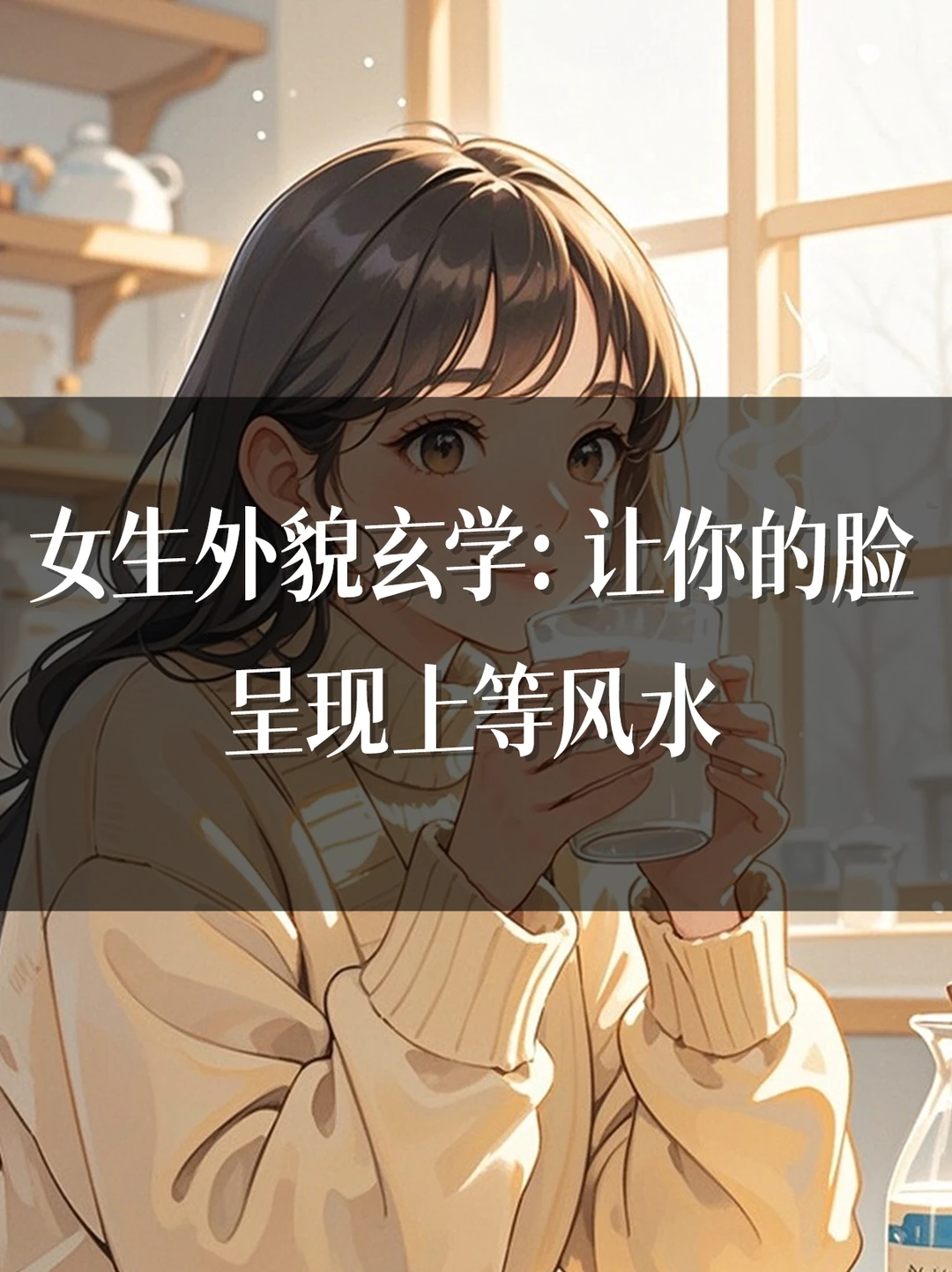 女生外貌玄学：让你的脸呈现上等风水