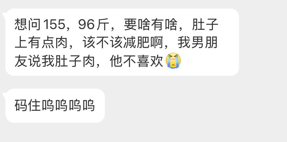 该不该减肥啊？ 