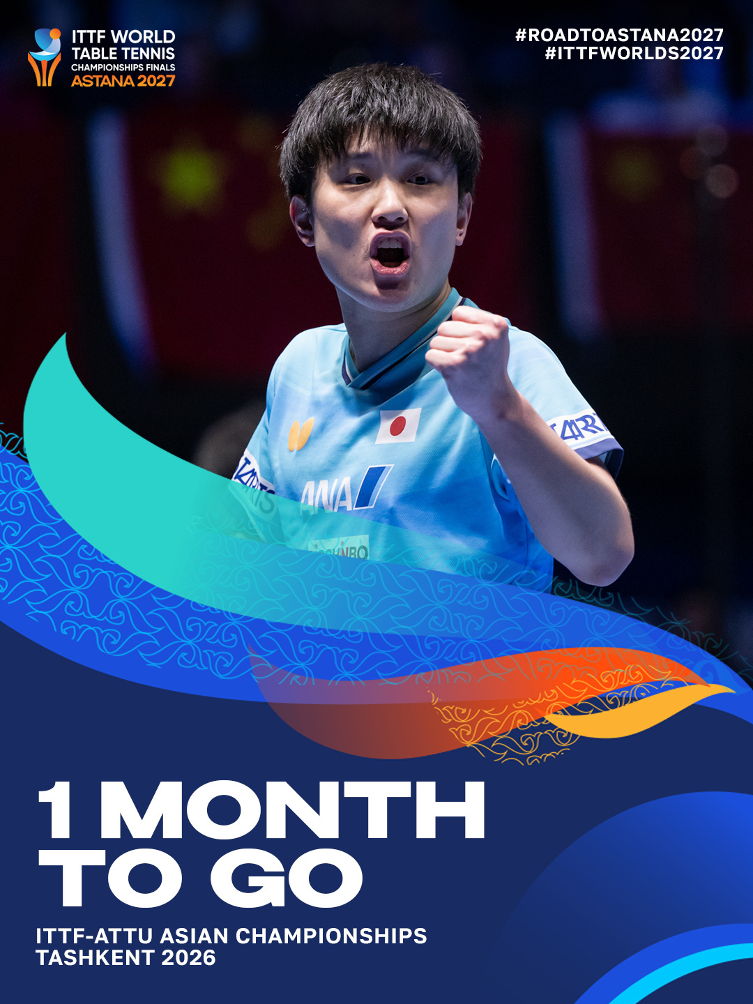张本智和张本智和塔什干亚锦赛 还剩1个月。⏰2026年塔什干 ITTF-ATTU
