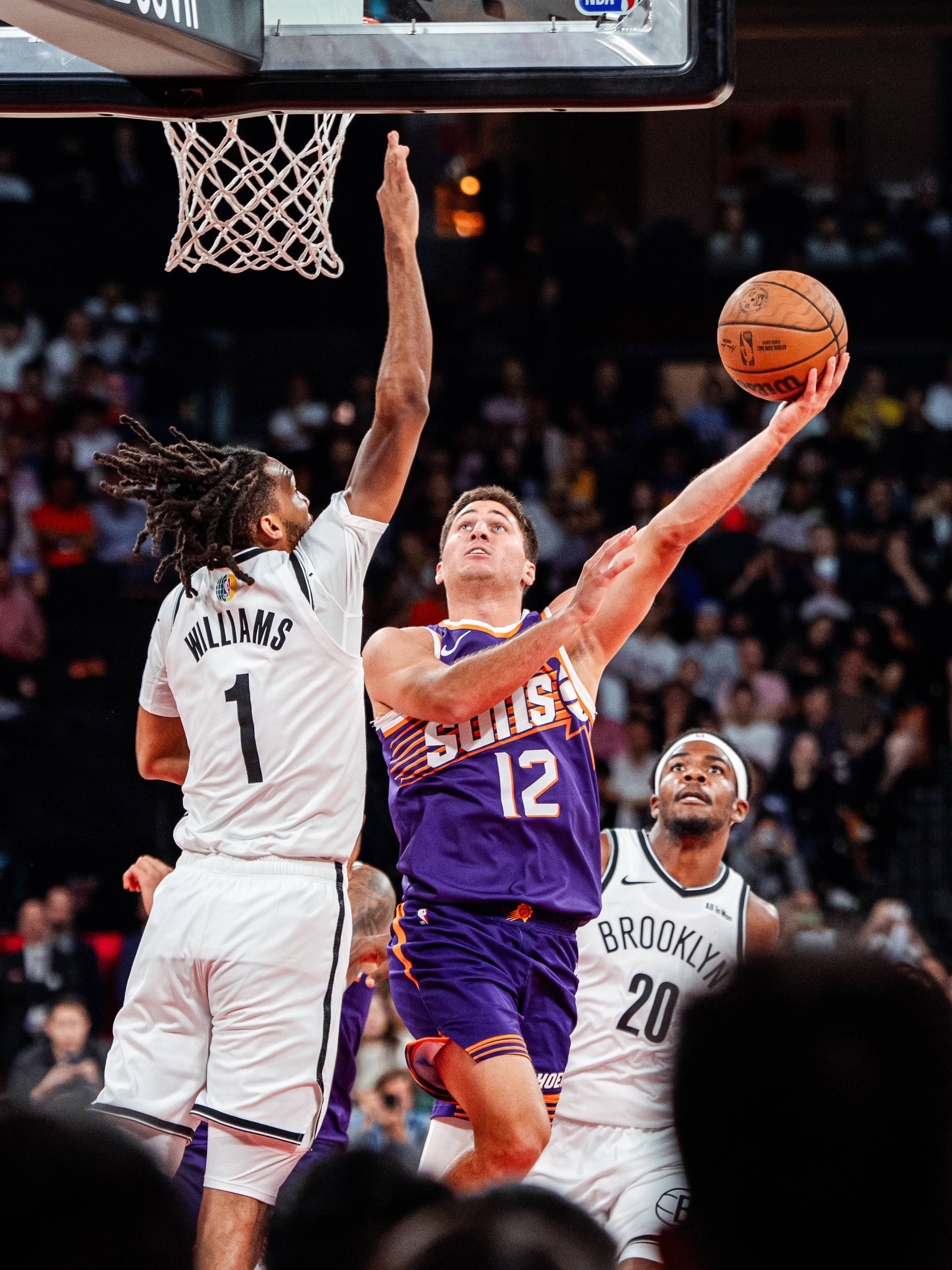 吉莱斯皮的欧洲步上篮～NBA中国赛2025 ｜太阳队中国赛之旅 ｜菲尼克斯太阳超