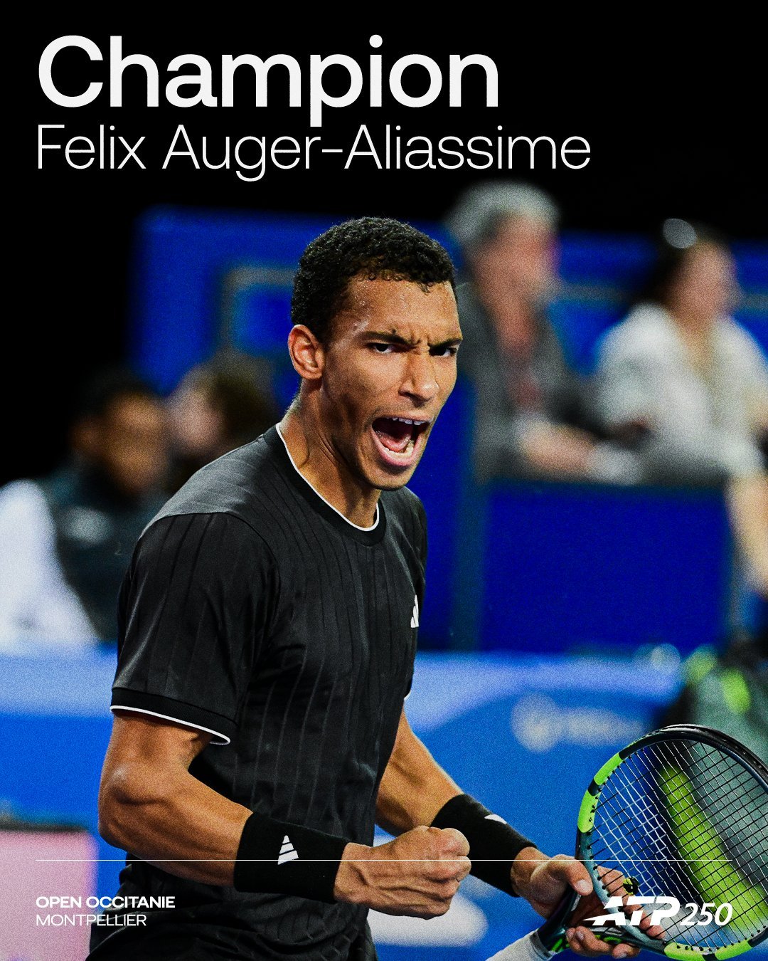 阿利亚西姆6-3、7-6击败马纳里诺，摘得蒙彼利埃冠军，生涯第9️⃣冠，其中8️