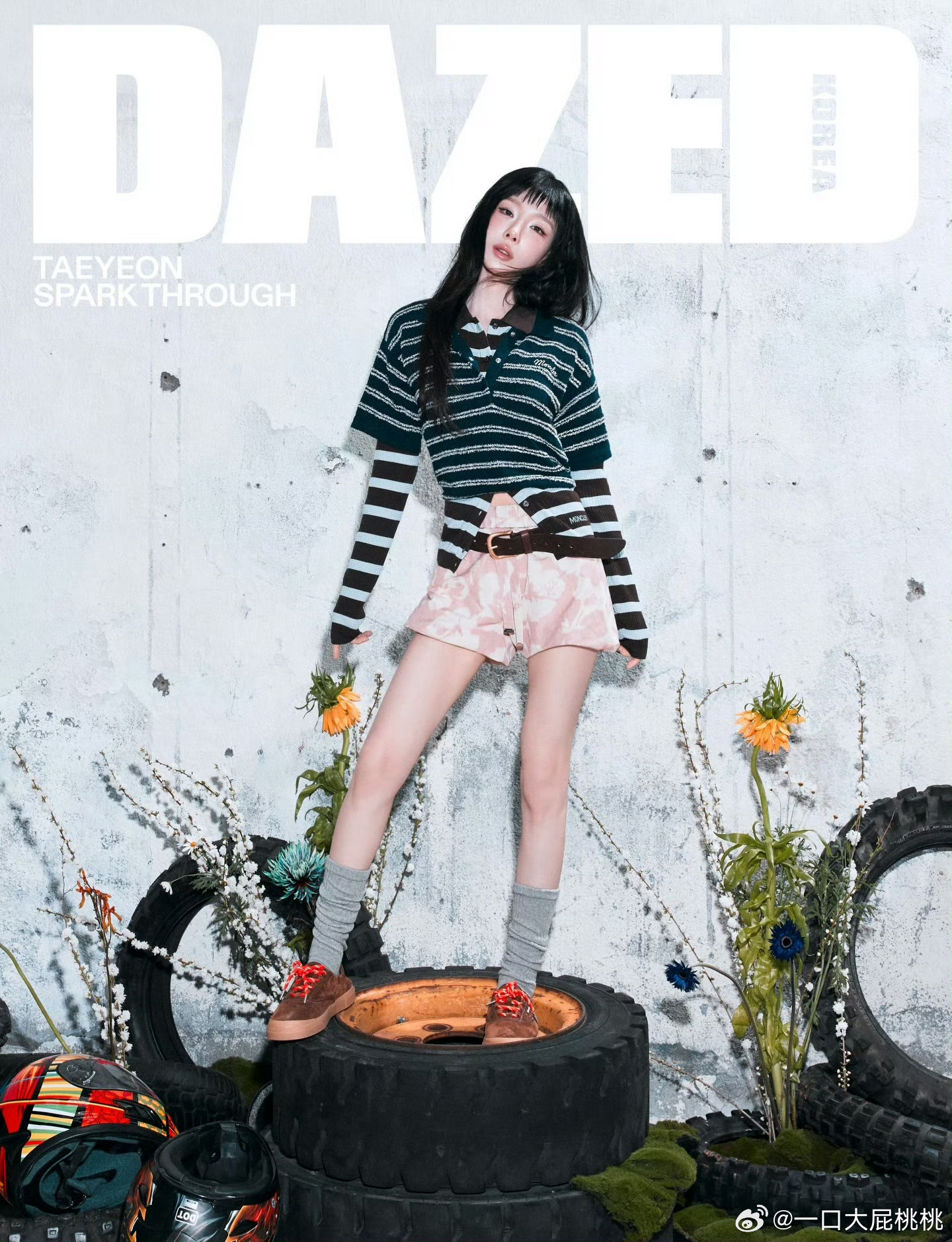 金泰妍身穿Moncler新季登韩版Dazed夏季特刊三封面！ 
