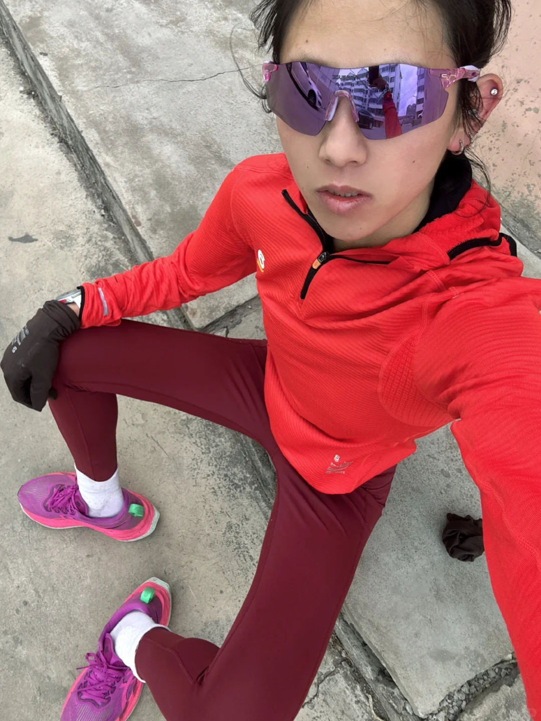 26km跑完了，我是一个跑回村的卑微跑步人。🙃