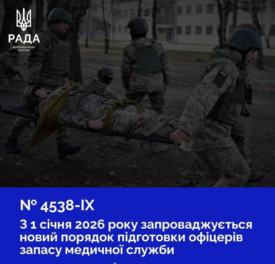 乌克兰最高拉达的通过一项促进军事动员的法案：自2026年1月1日起，乌克兰所有的