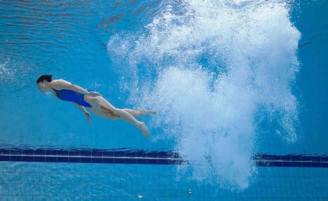 这届全运会大湾区元素细节满满  广东男女队卫冕跳水团体冠军，全运会这个水下摄影视