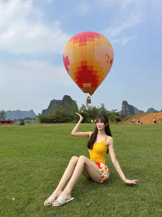 人生清单🧾完成+1！桂林阳朔热气球🎈