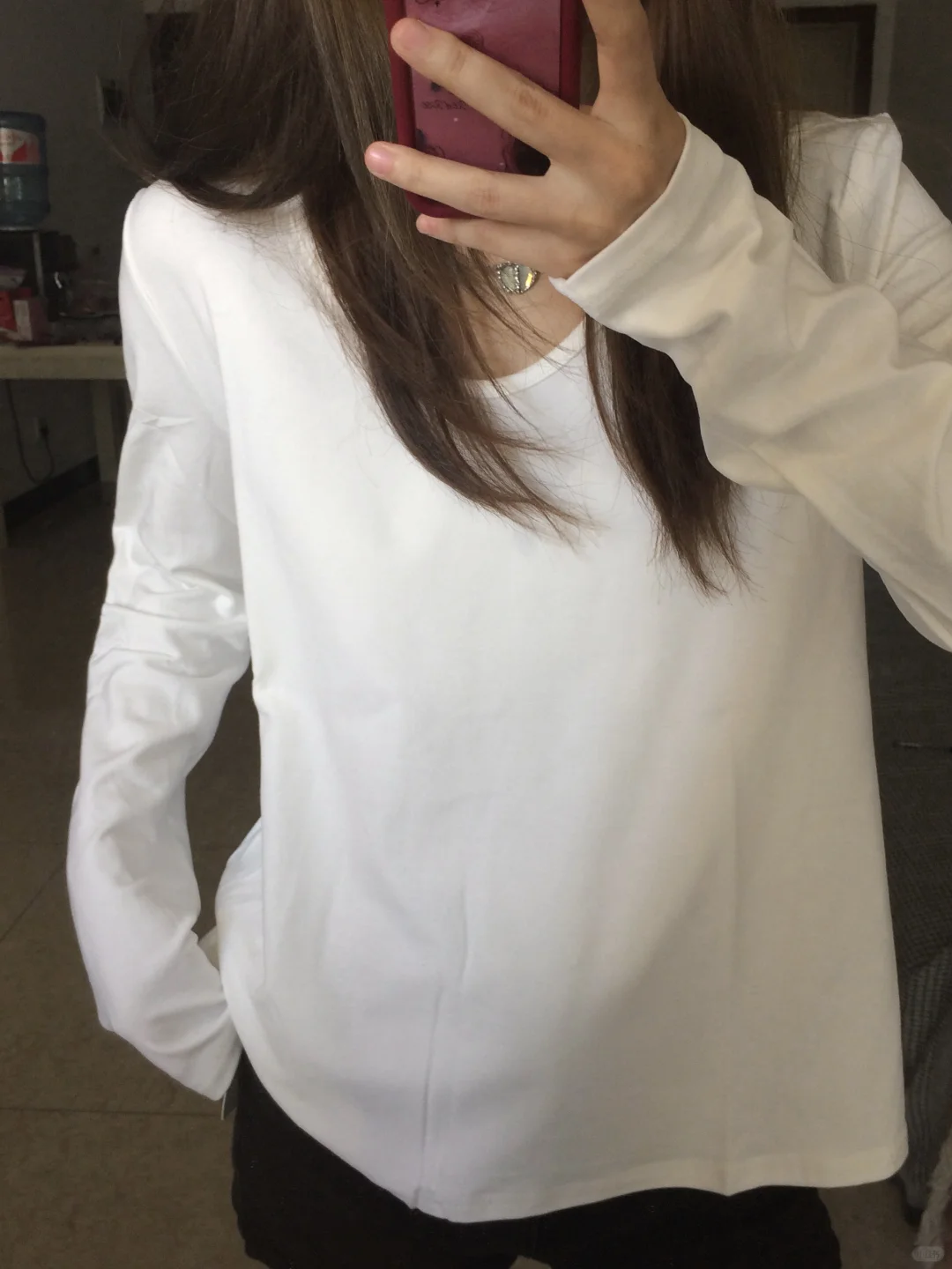 买到了满意的白色打底！！