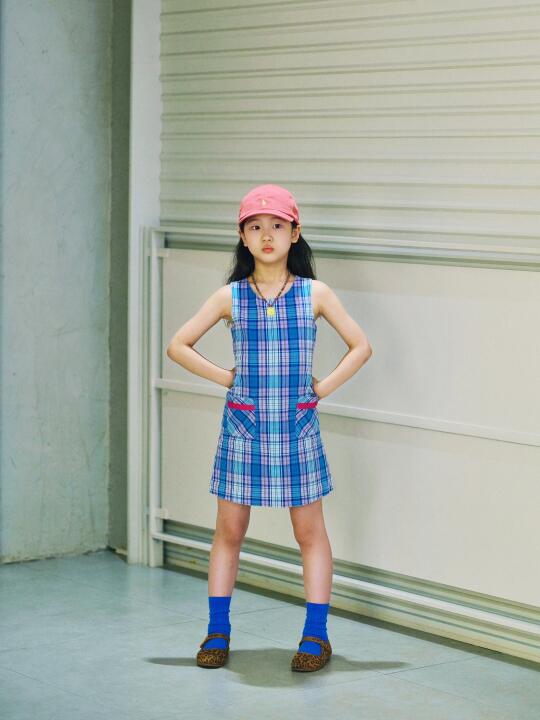 时髦小孩姐夏日look💜🩵💙