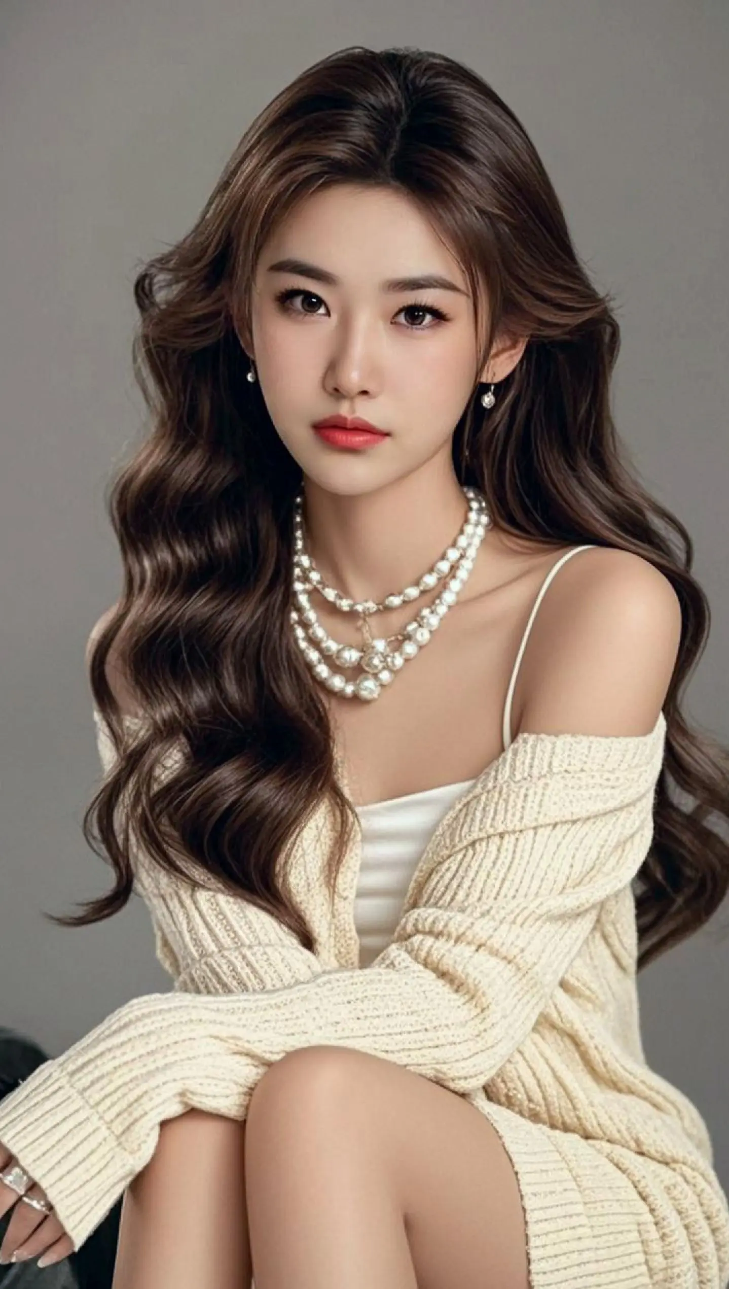 AI慵懒珍珠写真 ai创作