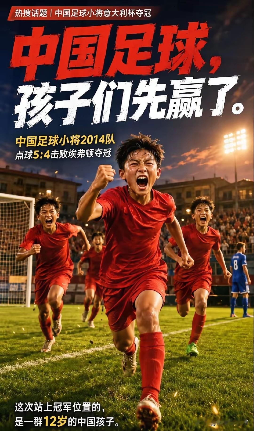 扬威意大利！
中国U12小将登顶国际杯，
拉齐奥球探相中多名本土小球员…
 
国