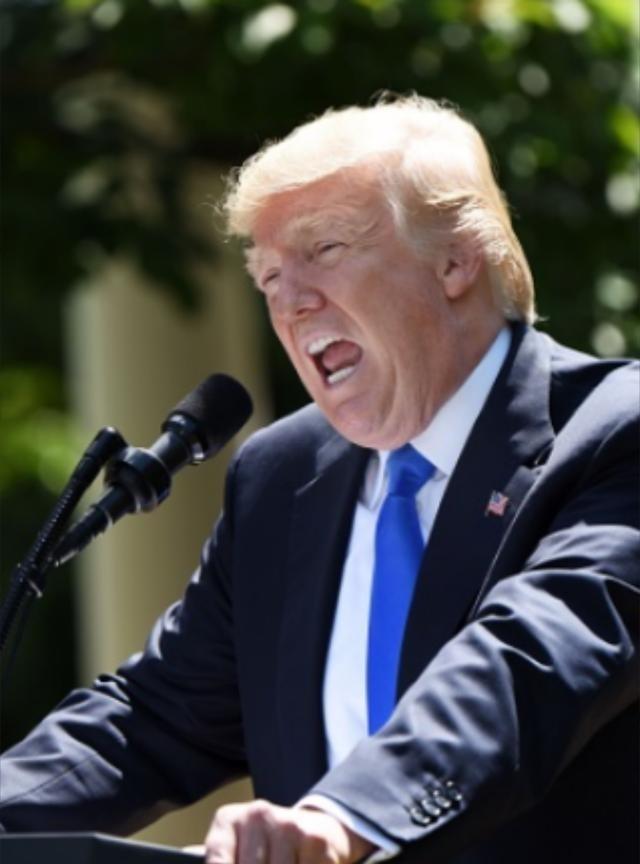 特朗普曾放话，大意是说如果中国哪天不得不通过必要方式解决台湾问题，美国就会第一时