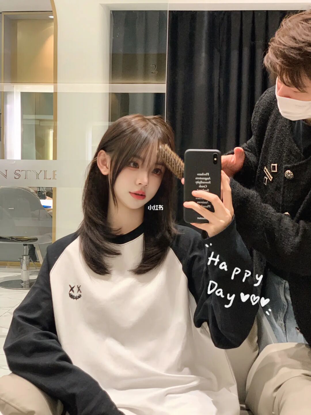 ♡ 染发daily ｜敲减龄的小层次剪发🫧