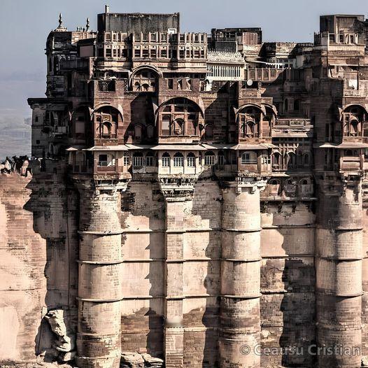 Mehrangarh Fort,由Jodhpur的创始人Rao Jodha建于1