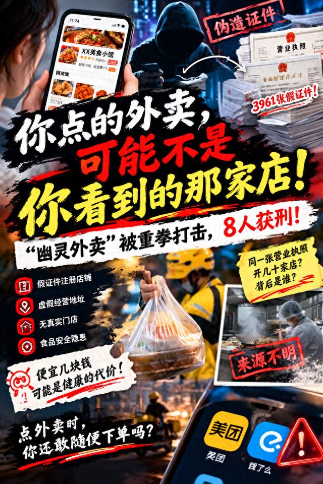 “幽灵外卖”：你点到的到底是谁家的饭？
