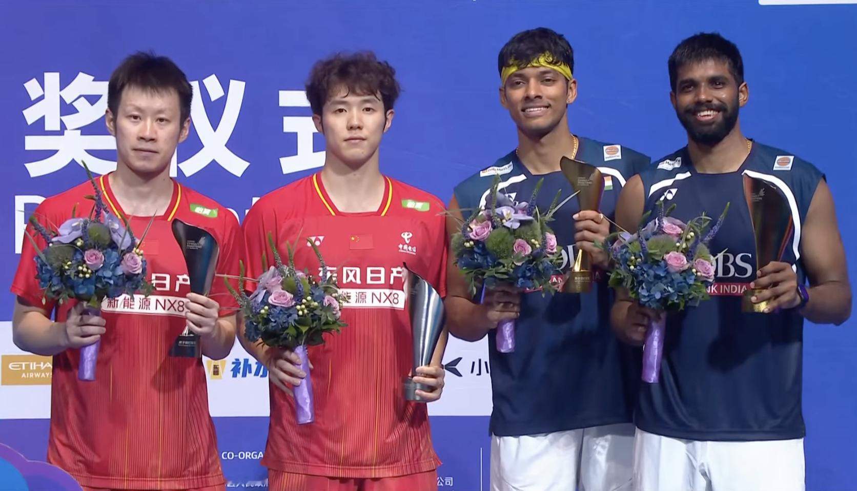 🏆男双冠军：兰基雷迪/谢提🇮🇳🥈男单亚军：任翔宇/何济霆🇨🇳恭喜四位