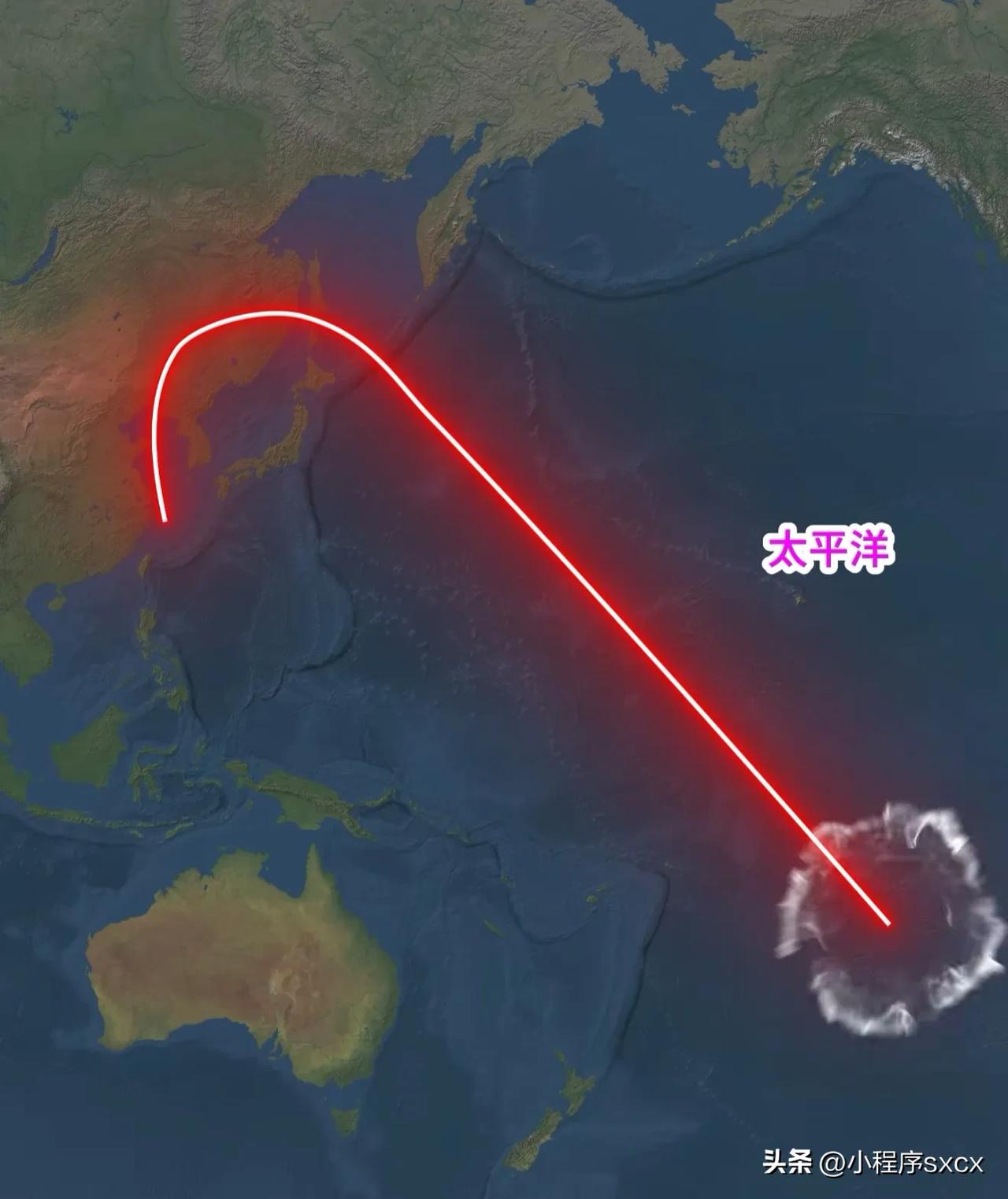 潜射“巨浪3”一发入魂太平洋[灵光一闪]，中方报道说已经通知有关国家，符合“国际