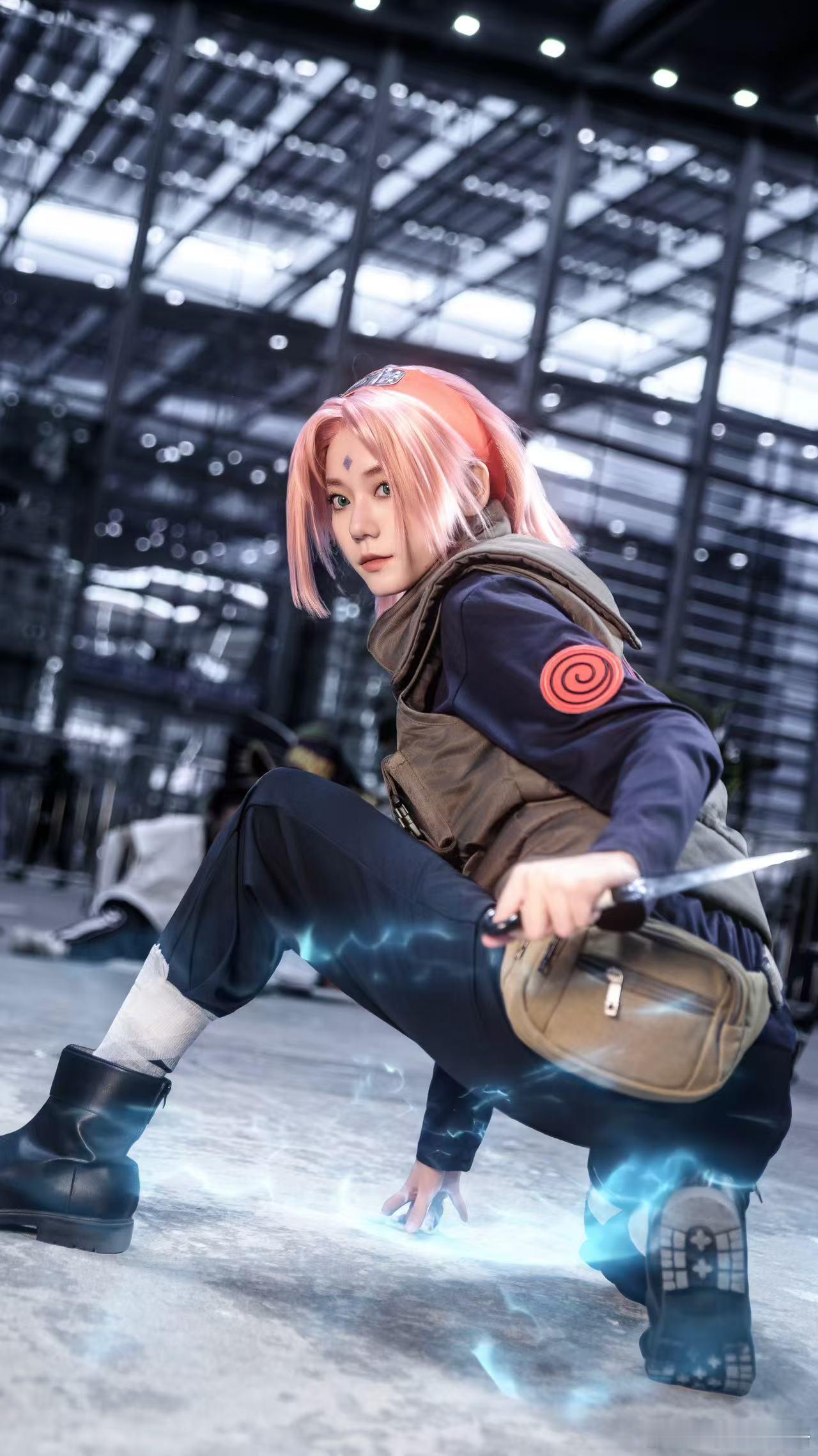 “女孩子不坚强的话，是无法生存的。”春野樱cosplay格空投送火影忍者 （更新