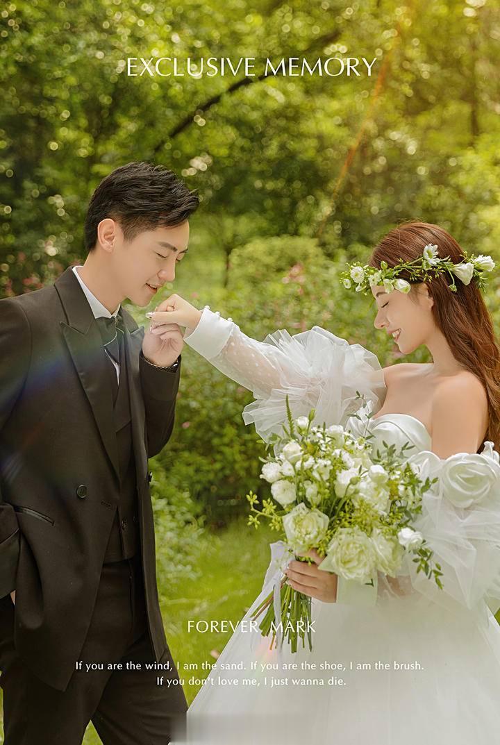 每一张森系婚纱照都是我们心动的 ​​​
