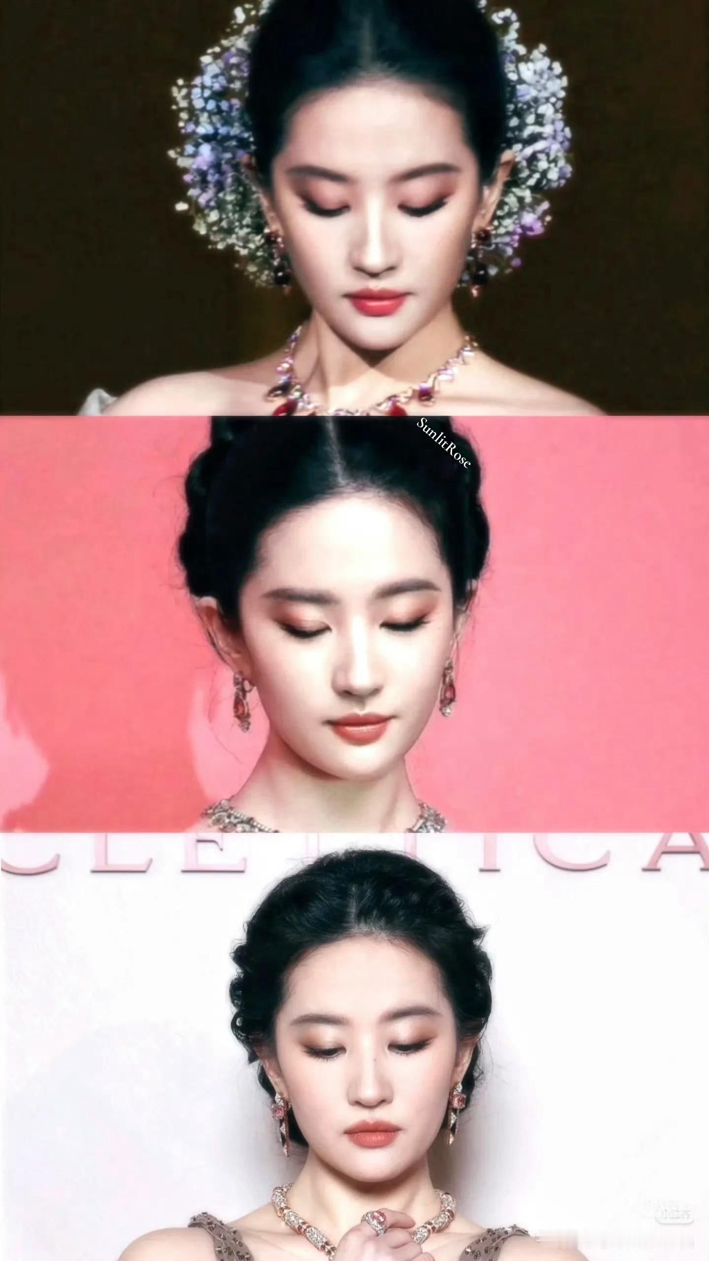 我看刘亦菲就这样姨母笑   cr📚太阳神玫瑰【刘亦菲】“慈光凝 莲相生” 