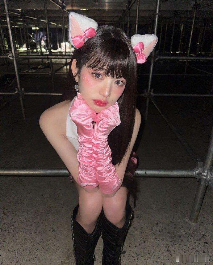 张元英猫女妆也太媚了吧，这只猫猫~谁不想拥有啊！！ ​​​