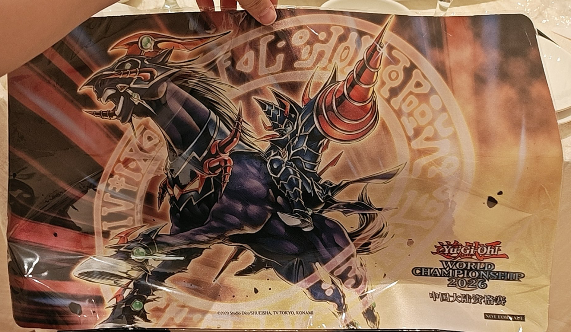 WCQ2026中国大陆总决赛·OCG环境入场垫子「超魔导骑士－黑骑兵」 
