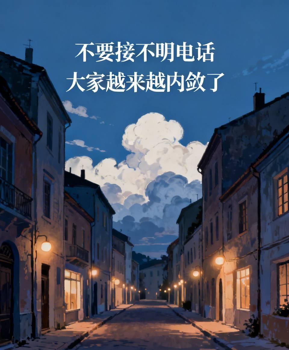 现在好像大家统一都这样操作，陌生电话不接，陌生链接不点，也不敢相信任何人。
甚至