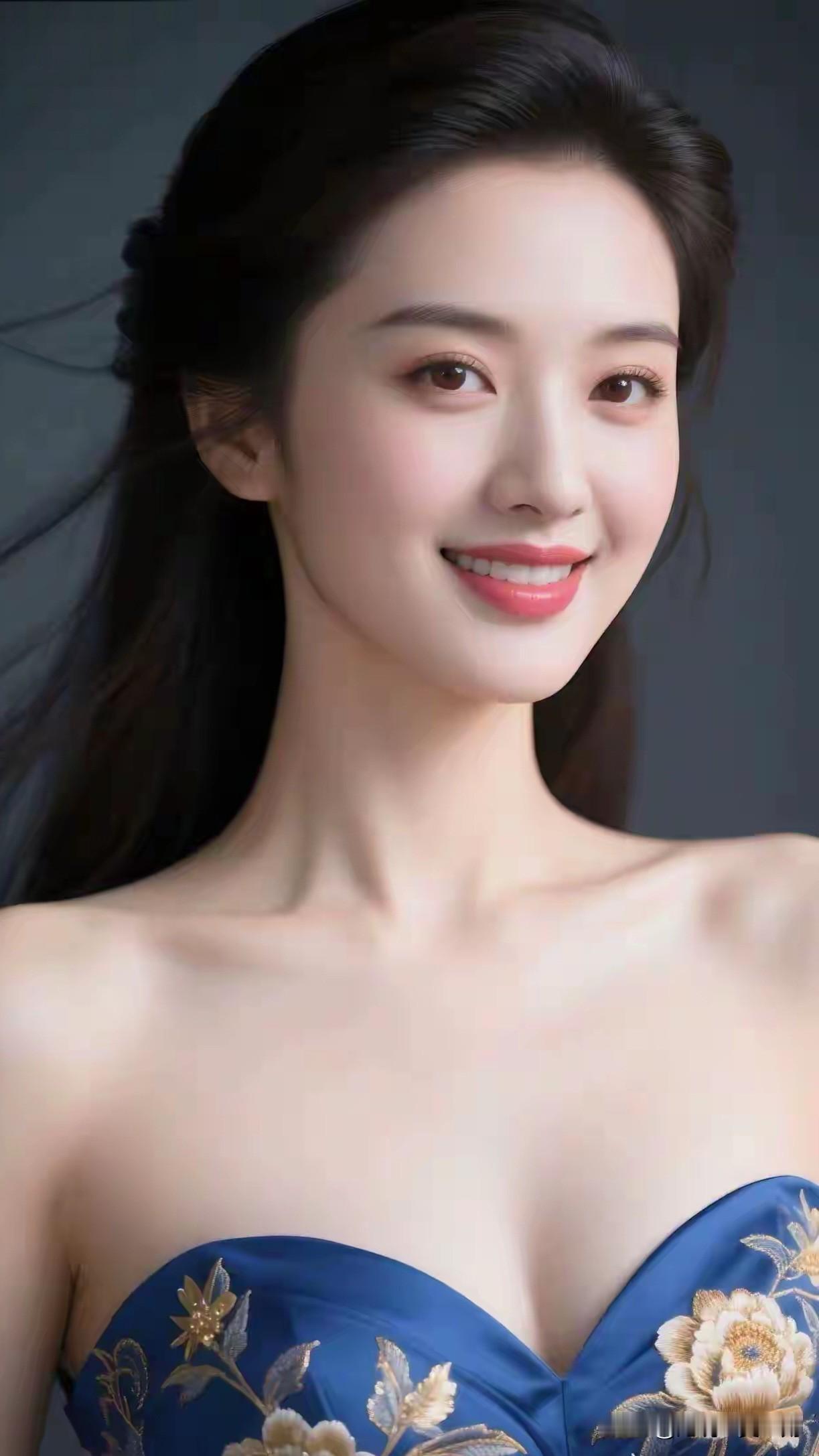 风拂面，情入画。高清手机壁纸分享 沉静的目光，柔美的唇色，黑发飘逸，宛如一幅动人