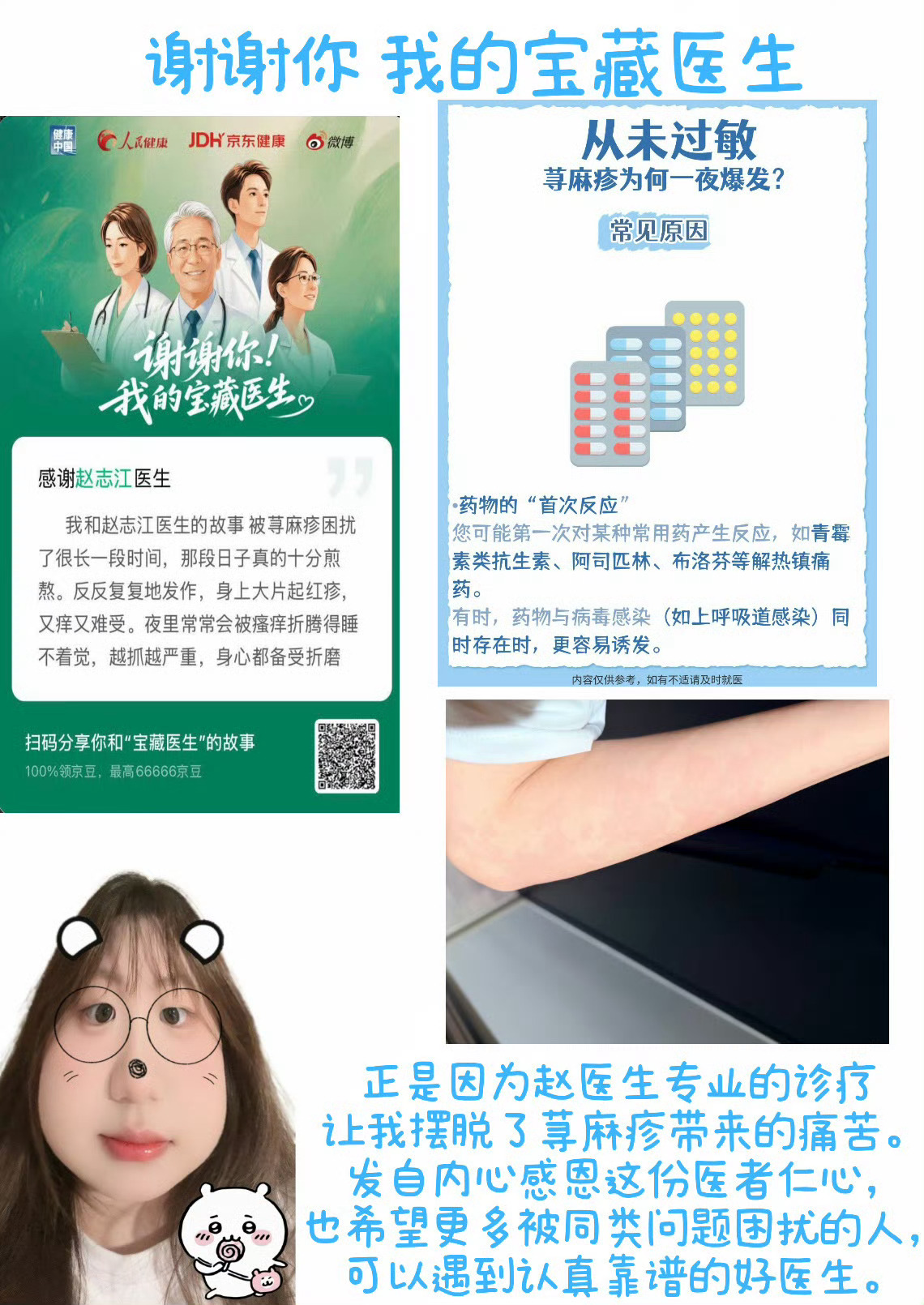 谢谢你 我的宝藏医生 谢谢你 我的宝藏医生✨医师节来临之际，想好好记录下我和赵志